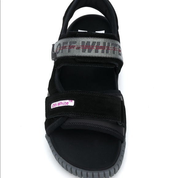 Men off-white sandals